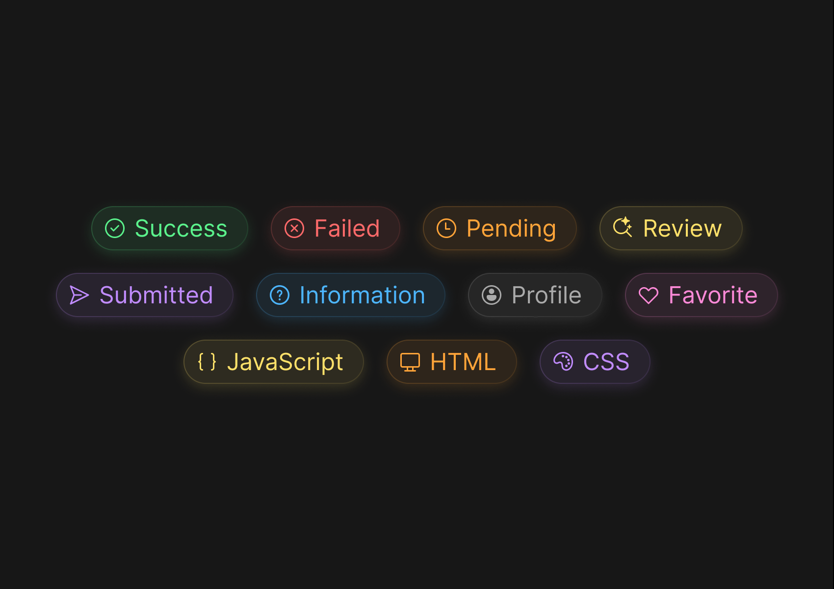 Tabs/Tags UI